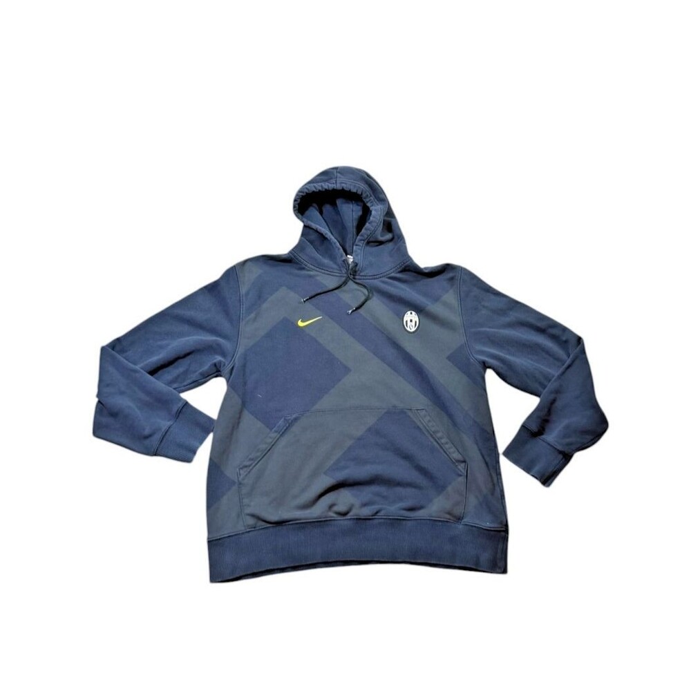 Nike Juventus FC Hoodie Mens Size Large Seria A Soccer Sweatshirt 2009-10 Y2K